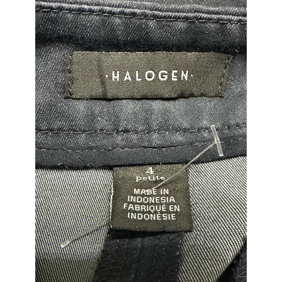Halogen Career Dress Casual Pants Twill Fabric Convenient Pocket Black Women's 4 - Picture 7 of 9
